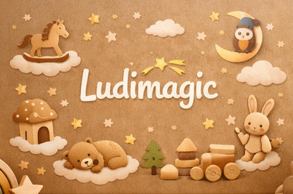 Ludimagic Box Éveil — Coffret de Jeux en Bois