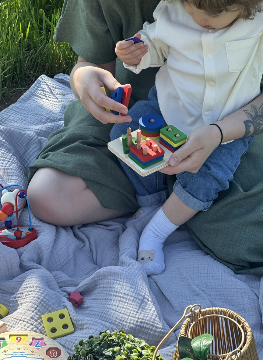 Ludimagic Box Éveil — Coffret de Jeux en Bois